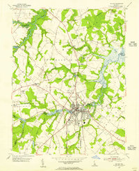 Milford 1954 topographic map preview