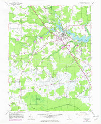 Millsboro 1954 topographic map thumbnail