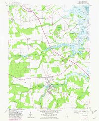 Milton 1955 topographic map thumbnail