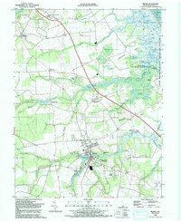 Milton 1992 topographic map thumbnail