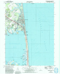 Rehoboth Beach 1984 topographic map thumbnail
