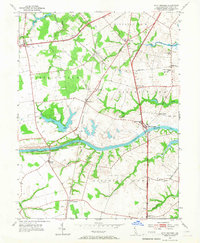 Saint Georges 1953 topographic map thumbnail