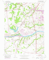 Saint Georges 1953 topographic map preview