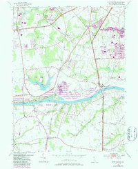 Saint Georges 1953 topographic map preview