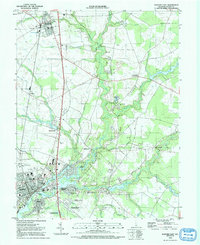 Seaford East 1992 topographic map thumbnail