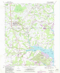Selbyville 1967 topographic map thumbnail