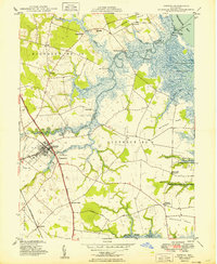 Smyrna 1949 topographic map preview