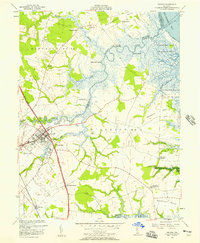 Smyrna 1956 topographic map preview
