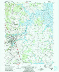 Smyrna 1993 topographic map thumbnail