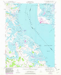 Taylors Bridge 1948 topographic map thumbnail