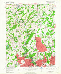 Wilmington North 1954 topographic map thumbnail