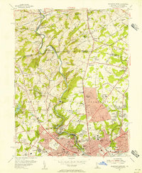 Wilmington North 1954 topographic map thumbnail