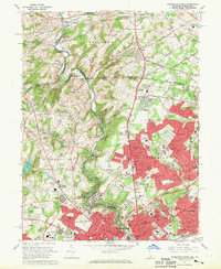 Wilmington North 1967 topographic map thumbnail