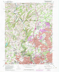Wilmington North 1967 topographic map thumbnail