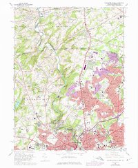 Wilmington North 1967 topographic map thumbnail
