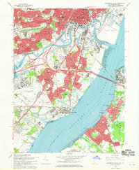 Wilmington South 1967 topographic map thumbnail