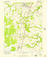 Wyoming 1956 topographic map thumbnail