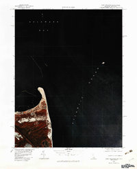 Cape Henlopen 1980 topographic map thumbnail