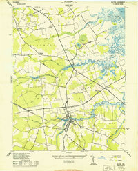 Milton 1944 topographic map thumbnail