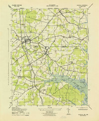 Selbyville 1943 topographic map thumbnail