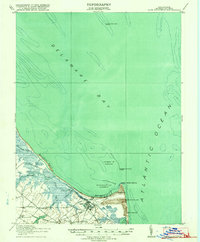 Cape Henlopen 1918 topographic map thumbnail
