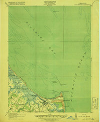Cape Henlopen 1918 topographic map thumbnail