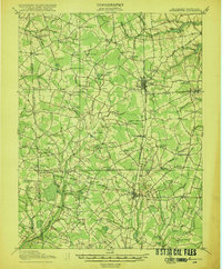 Harrington 1918 topographic map preview