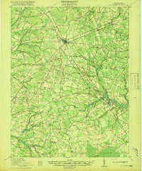 Millsboro 1917 topographic map thumbnail