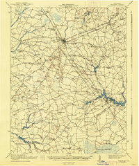 Millsboro 1917 topographic map thumbnail
