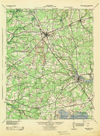 Millsboro 1944 topographic map thumbnail