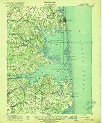 Rehoboth 1918 topographic map thumbnail