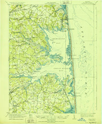 Rehoboth 1918 topographic map thumbnail