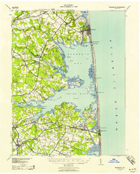 Rehoboth 1938 topographic map thumbnail