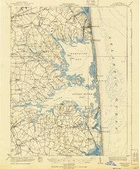 Rehoboth 1918 topographic map thumbnail