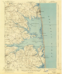 Rehoboth 1918 topographic map thumbnail