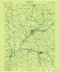 Seaford 1915 topographic map thumbnail