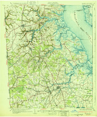 Smyrna 1931 topographic map preview