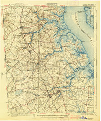 Smyrna 1931 topographic map preview