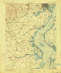 Wilmington 1906 topographic map thumbnail