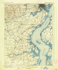 Wilmington 1906 topographic map thumbnail