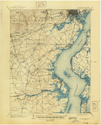 Wilmington 1906 topographic map thumbnail