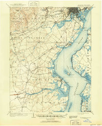 Wilmington 1906 topographic map thumbnail