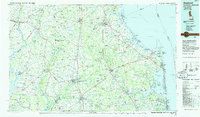Seaford 1984 topographic map thumbnail