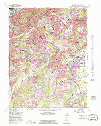 Anacostia 1965 topographic map thumbnail