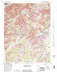 Anacostia 1965 topographic map thumbnail