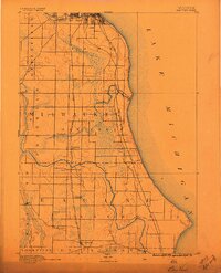 Bayview 1891 topographic map thumbnail