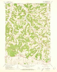 Blue Mounds 1962 topographic map thumbnail