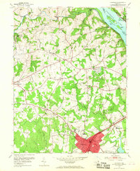 Aberdeen 1953 topographic map thumbnail