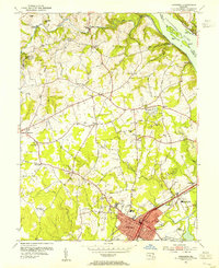Aberdeen 1953 topographic map thumbnail