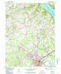 Aberdeen 1953 topographic map thumbnail